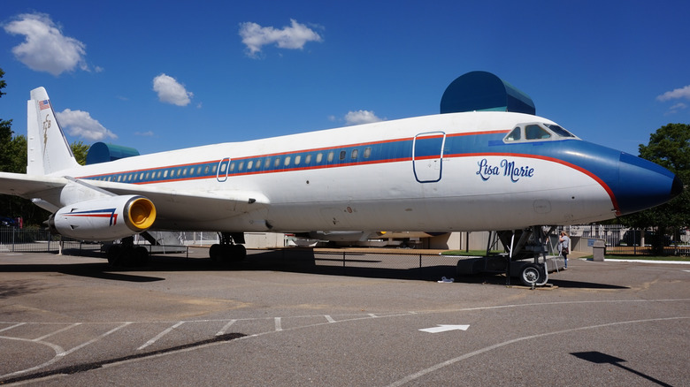 Lise Marie Presley aircraft Graceland