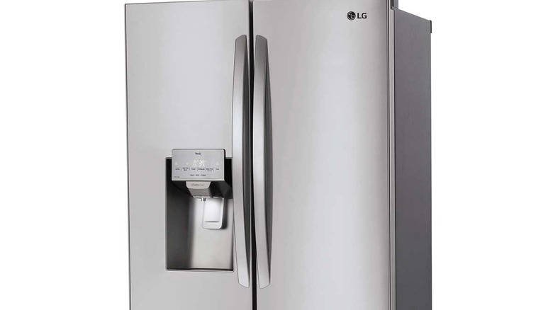 LG smart fridge closed