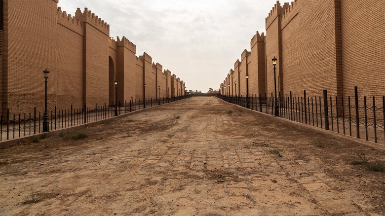 Babylon great walls in Iraq