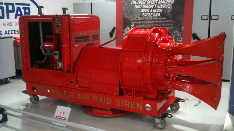 Chrysler Air Raid Siren at Walter P Chrysler Museum