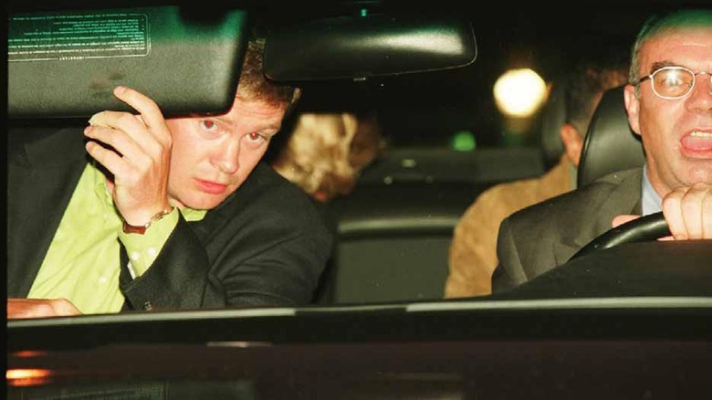 Princess Diana, Dodi Fayed, Trevor Rees-Jones, and driver Henri Paul, in the Mercedes-Benz S280 shortly before the crash