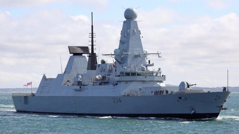 British Royal Navy destroyer