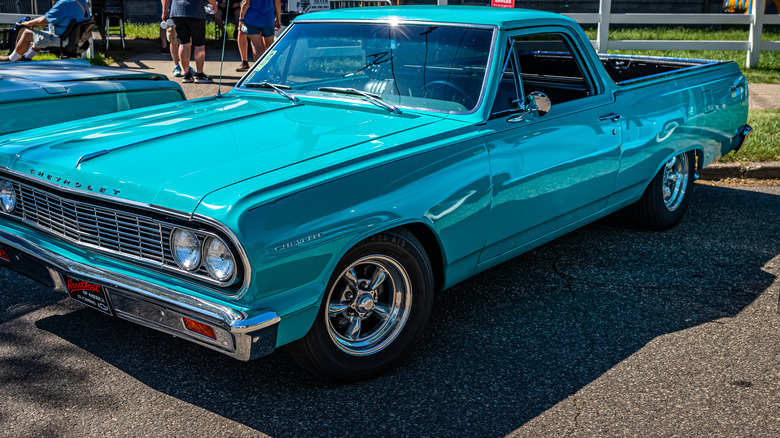 Turquoise 1964 Chevrolet El Camino