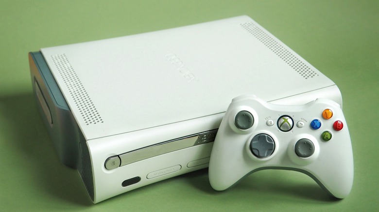 Xbox 360 with controller