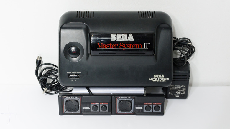 Sega Master System with controllers