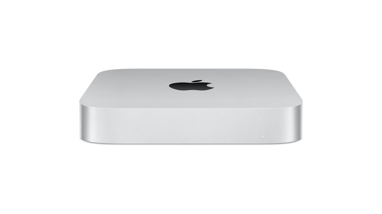 Mac mini on display