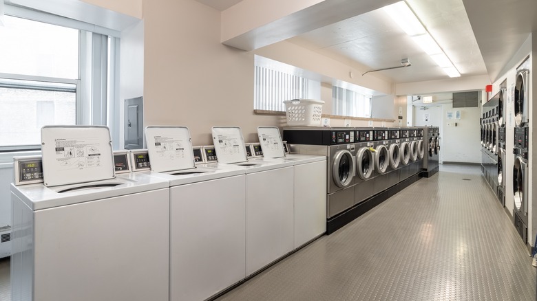 laundromat with Speed Queen washers and dryers