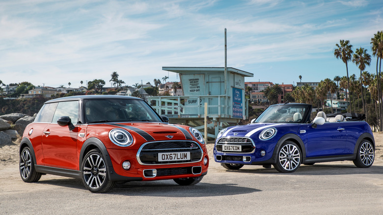 two 2018 Mini Coopers