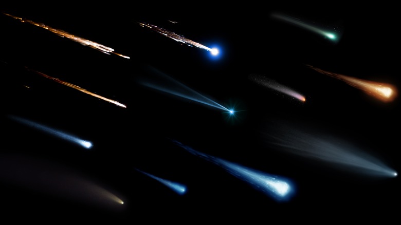 a series of comets