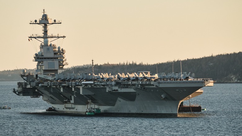 USS Gerald R. Ford at sea