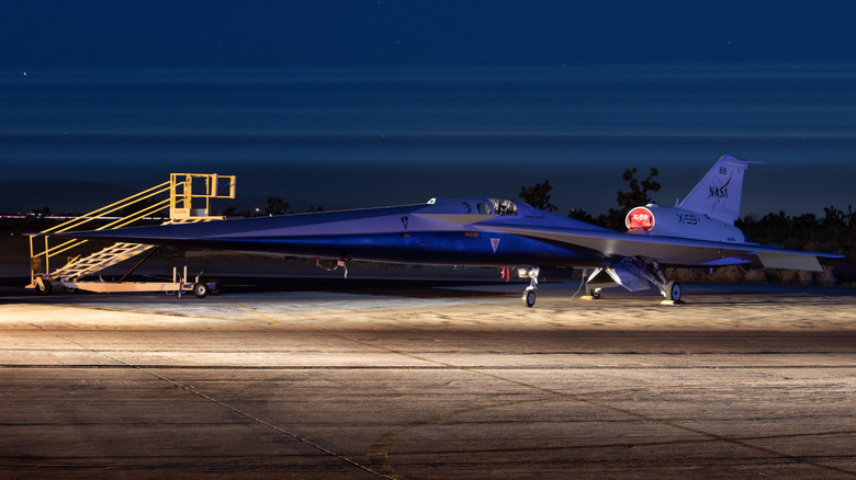 NASA's X-59 quiet supersonic aircraft