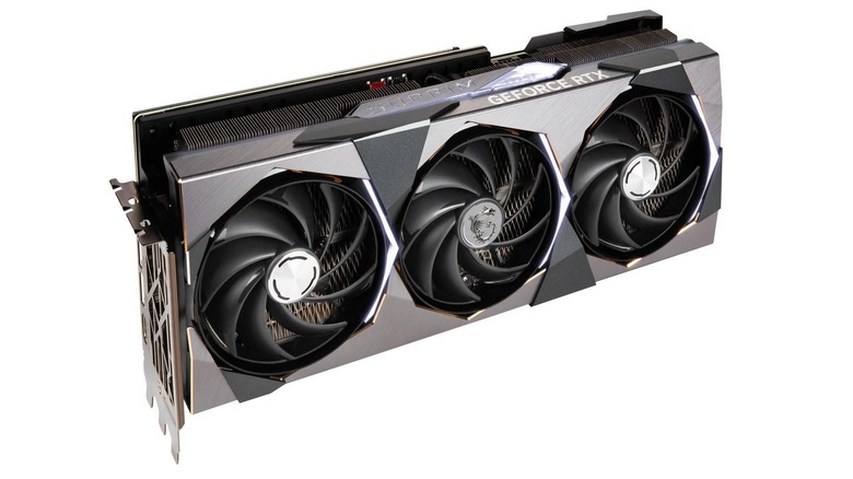 MSI Suprim RTX 4070 Ti graphics card.