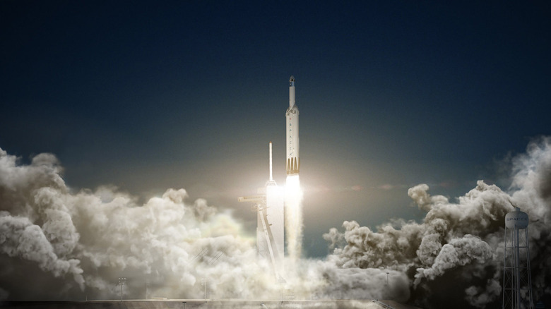 Falcon Heavy and Dragon