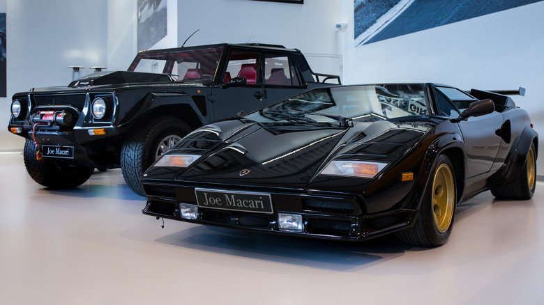 Lamborghini LM002 & Countach