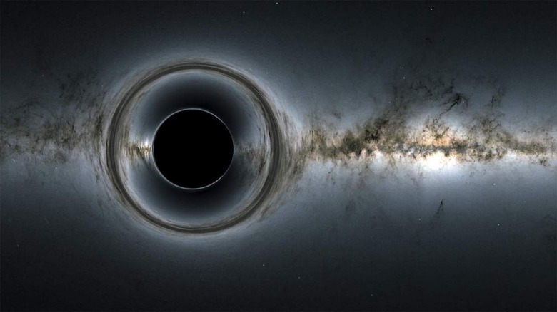 Illustration of black hole