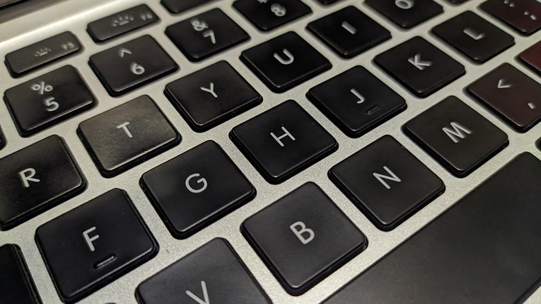 keyboard on Macbook