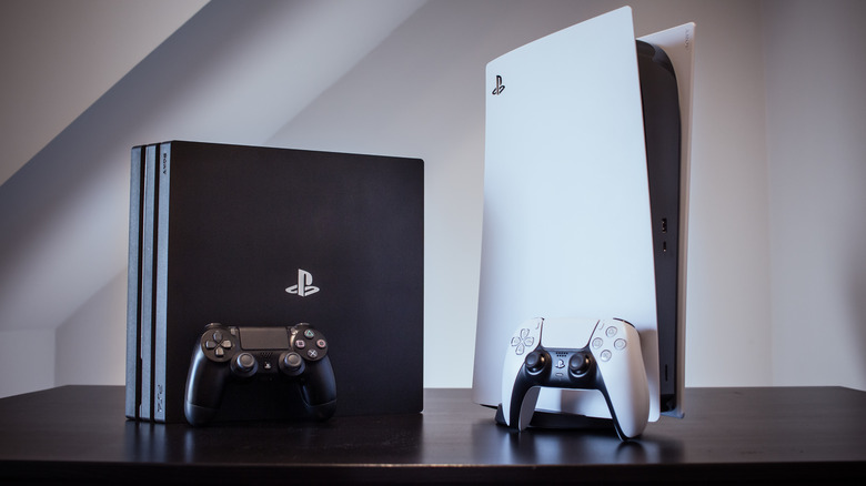 PS4 and PS5 together