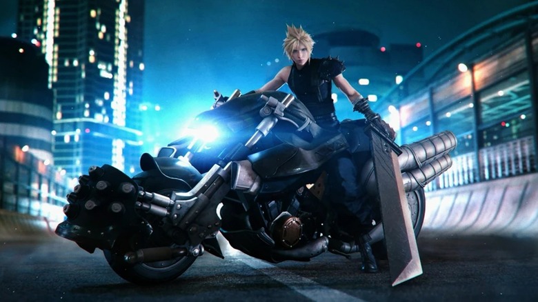 Cloud Strife on his Hardy-Daytona