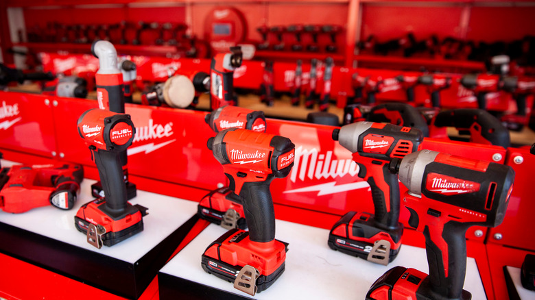 Milwaukee tool display