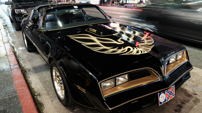 Pontiac Firebird parked on street