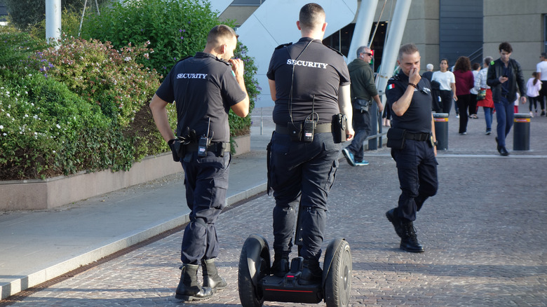 security guard on segway