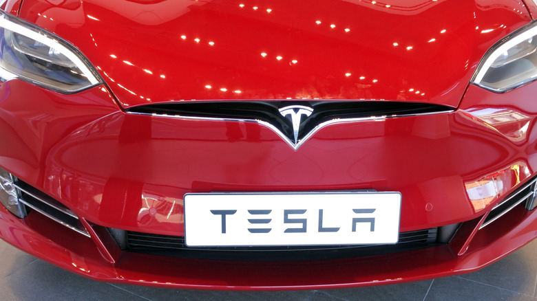 Tesla Model S front grille