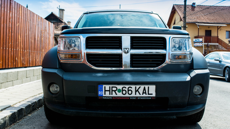 Dark Green Dodge Nitro SUV