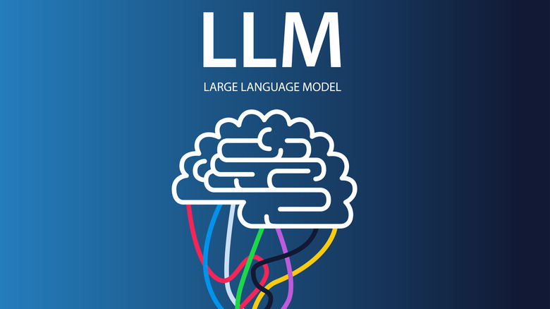 Large language model logo