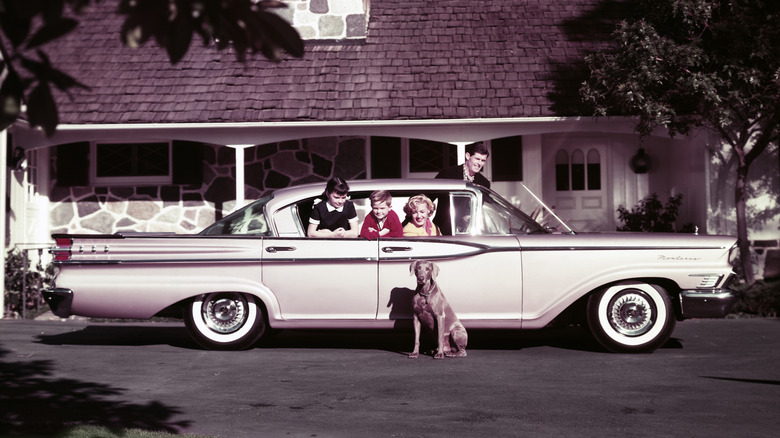 Family with Mercury Monterey