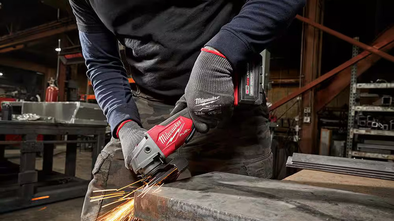 Milwaukee angle grinder