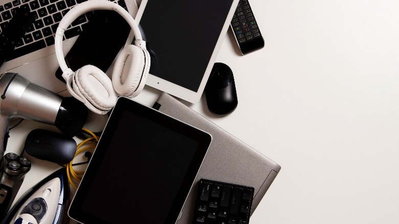 Gadgets on a table