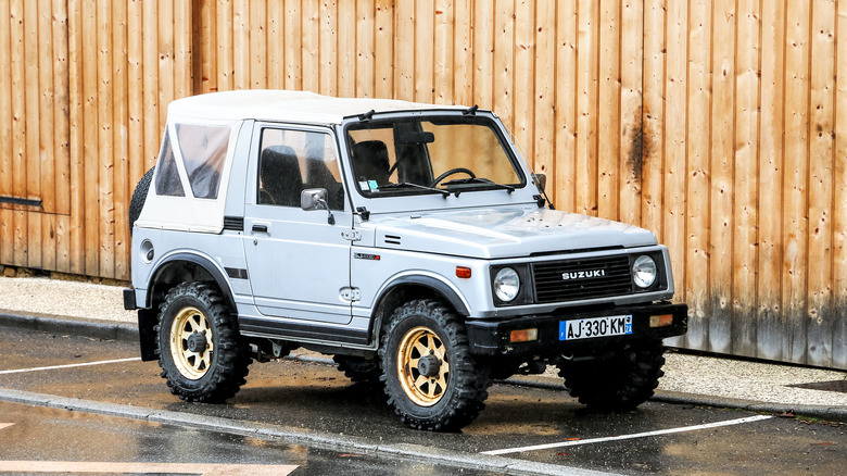 Suzuki Samurai parked street