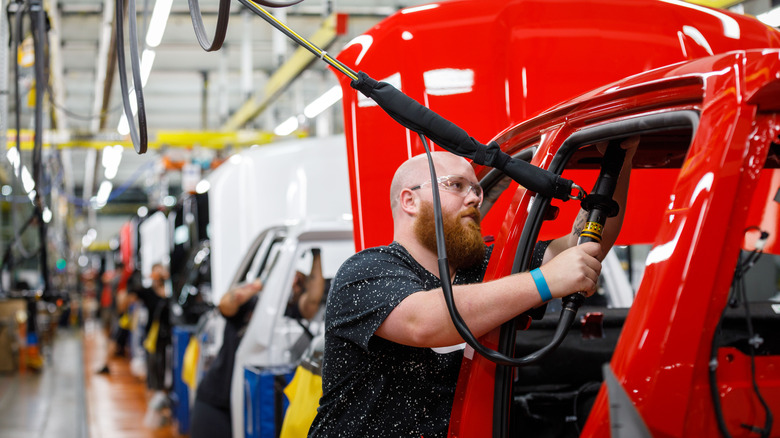 Auto assembly workers