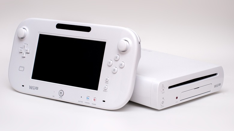 White Wii U console and gamepad