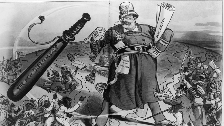 Teddy Roosevelt political cartoon