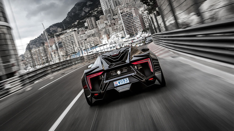 Lykan Hypersport driving