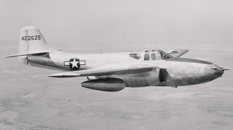 P-59 Airacomet in flight