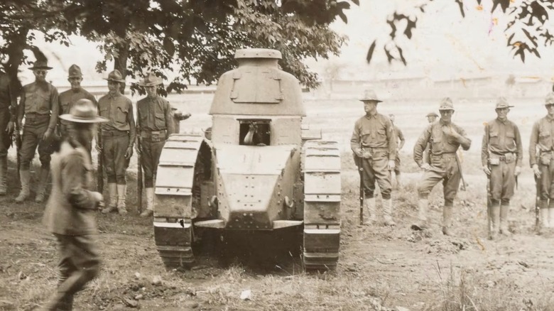 M1917 Tank with infantry