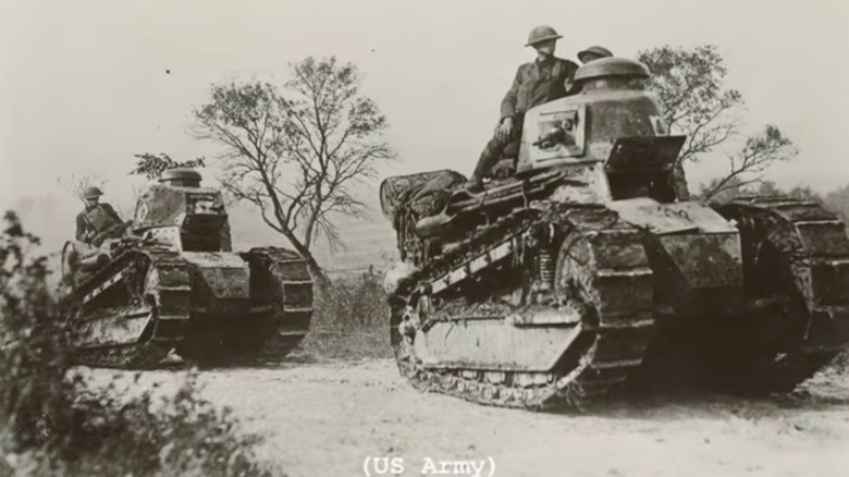 US Army M1917 Tanks