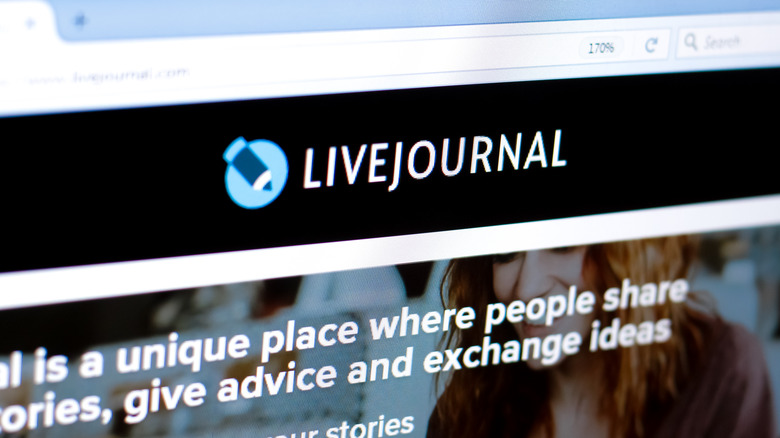 LiveJournal homepage