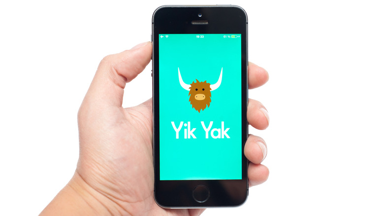 Yik Yak home screen