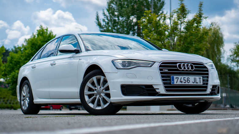 2016 Audi S6 sits in a lot