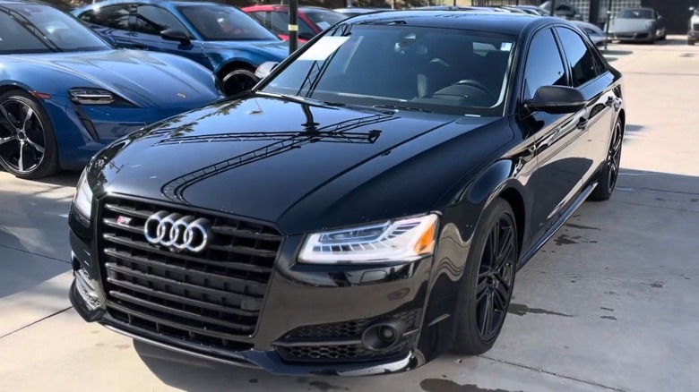 2017 Audi S8 Plus in a car lot