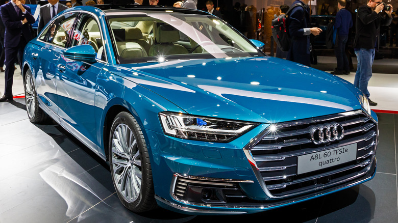 2019 Audi A8L shiny show model