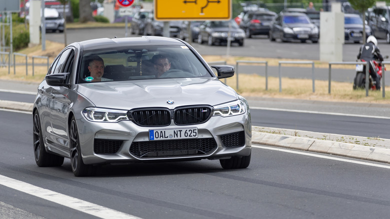 2019 BMW M5 Competition on the highway