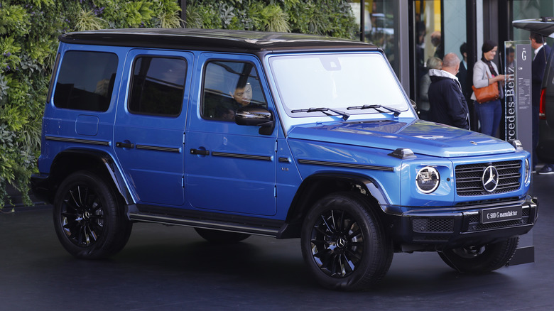 Mercedes-Benz G-Class on display