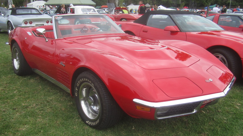 Red 1971 Chevrolet Corvette