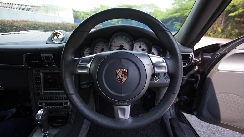 Interior of a Porsche 911 997 Carrera S