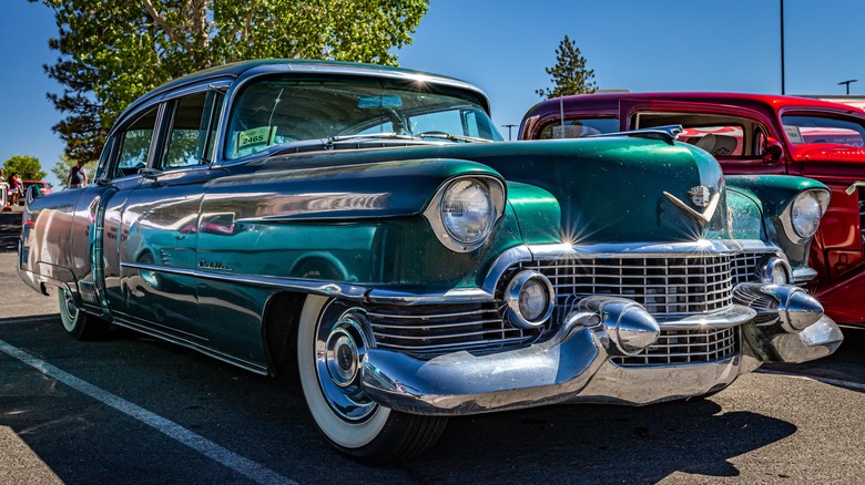 1954 Cadillac Fleetwood parked