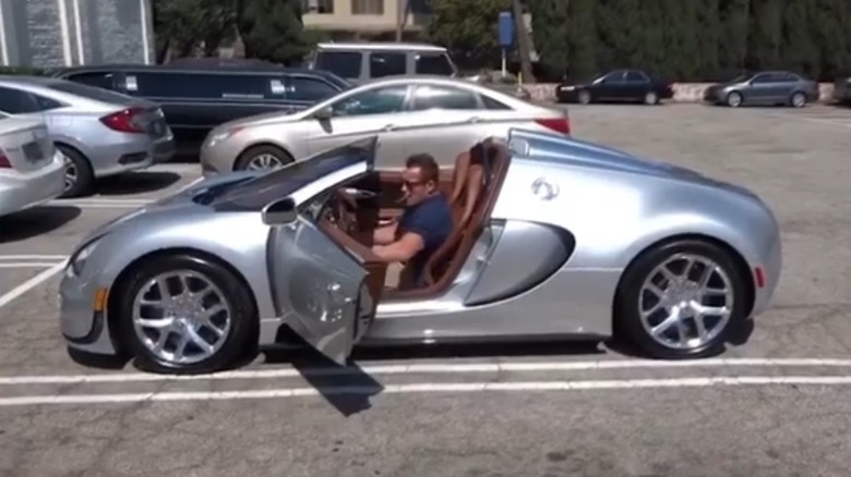 Arnold Schwarzenegger 2015 Bugatti Veyron Grand Sport Vitesse Roadster